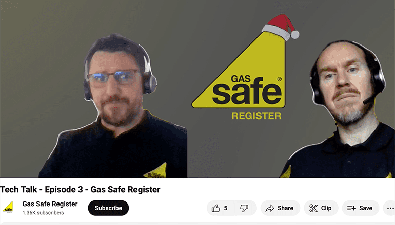 Jon Palmer and Rob Walkerdine from Gas Safe Register present Episode 3 of Tech Talk