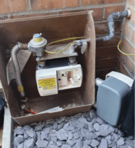 A substituted gas meter